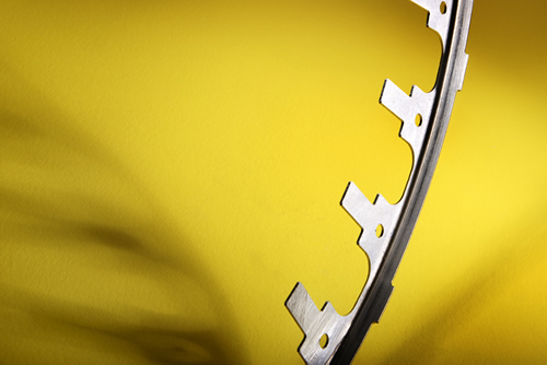 More complex parts can be manufactured, particularly parts with curved holes. More complex parts can be manufactured, particularly parts with curved holes.